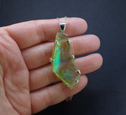 Ancient Roman Glass Sterling Silver Pendant image 2