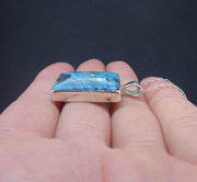 Turquoise Sterling Silver Pendant image 4