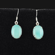 Asian Turquoise Sterling Silver Drop Earrings image 0
