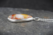 Burn Anne Agate Sterling Silver Celtic Pendant image 3