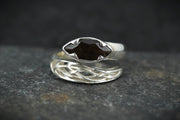 Cairngorm Quartz Sterling Silver Wrap Ring image 0