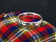 Medium Gold Nugget Sterling Silver Hammered Wedding Ring image 4