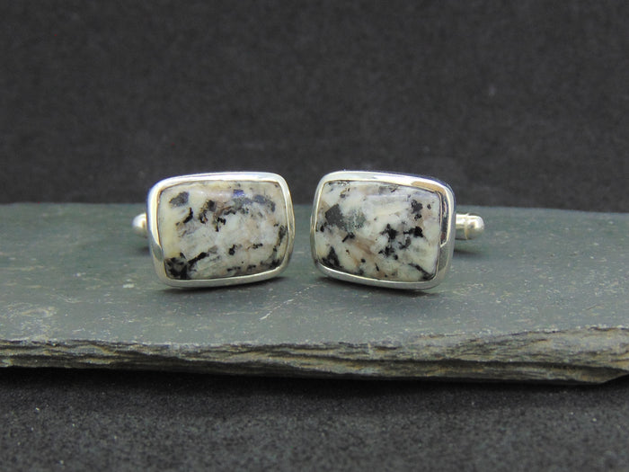Edinburgh Cobblestone Sterling Silver Cufflinks image 0