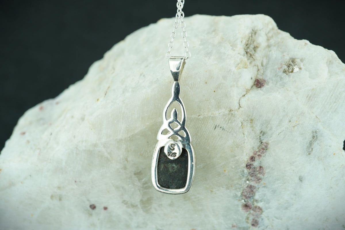 Edinburgh Cobblestone Sterling Silver Celtic Pendant image 4