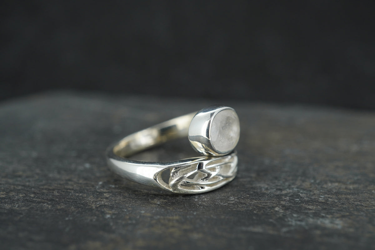 Orrock 'Diamond' Sterling Silver Tail Ring image 3