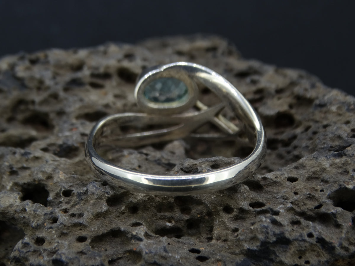 Blue Topaz Sterling Silver Ring image 5