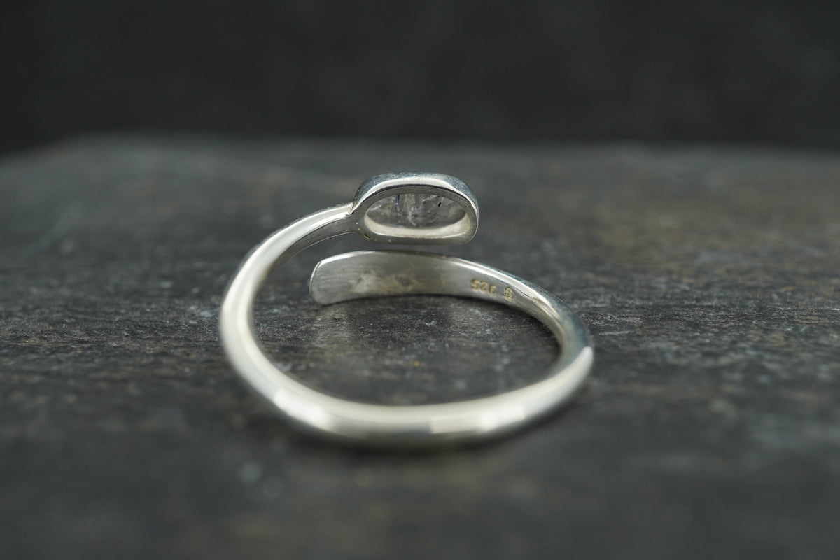 Orrock 'Diamond' Sterling Silver Wrap Ring image 4
