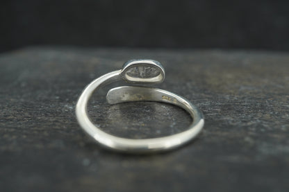 Orrock 'Diamond' Sterling Silver Wrap Ring image 4