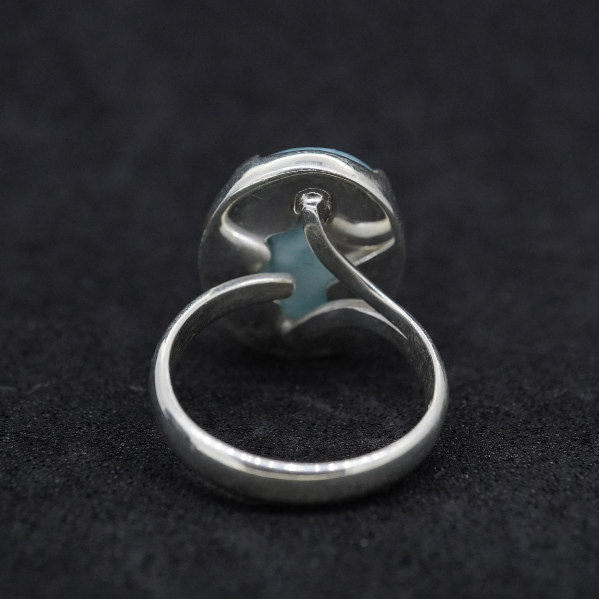 Larimar Adjustable Sterling Silver Ring image 4