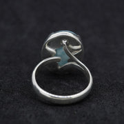 Larimar Adjustable Sterling Silver Ring image 4