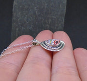 Fordite Sterling Silver Pendant image 4