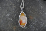 Burn Anne Agate Sterling Silver Celtic Pendant image 4