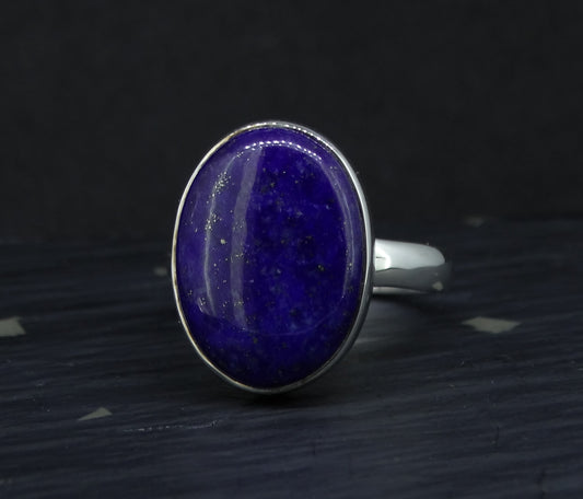 Lapis Lazuli Sterling Silver Ring image 0