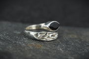 Cairngorm Quartz Sterling Silver Wrap Ring image 3
