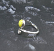 Highland Marble Celtic Knot Sterling Silver Ring image 5