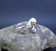 Iona Marble Trinity Knot Sterling Silver Ring image 4
