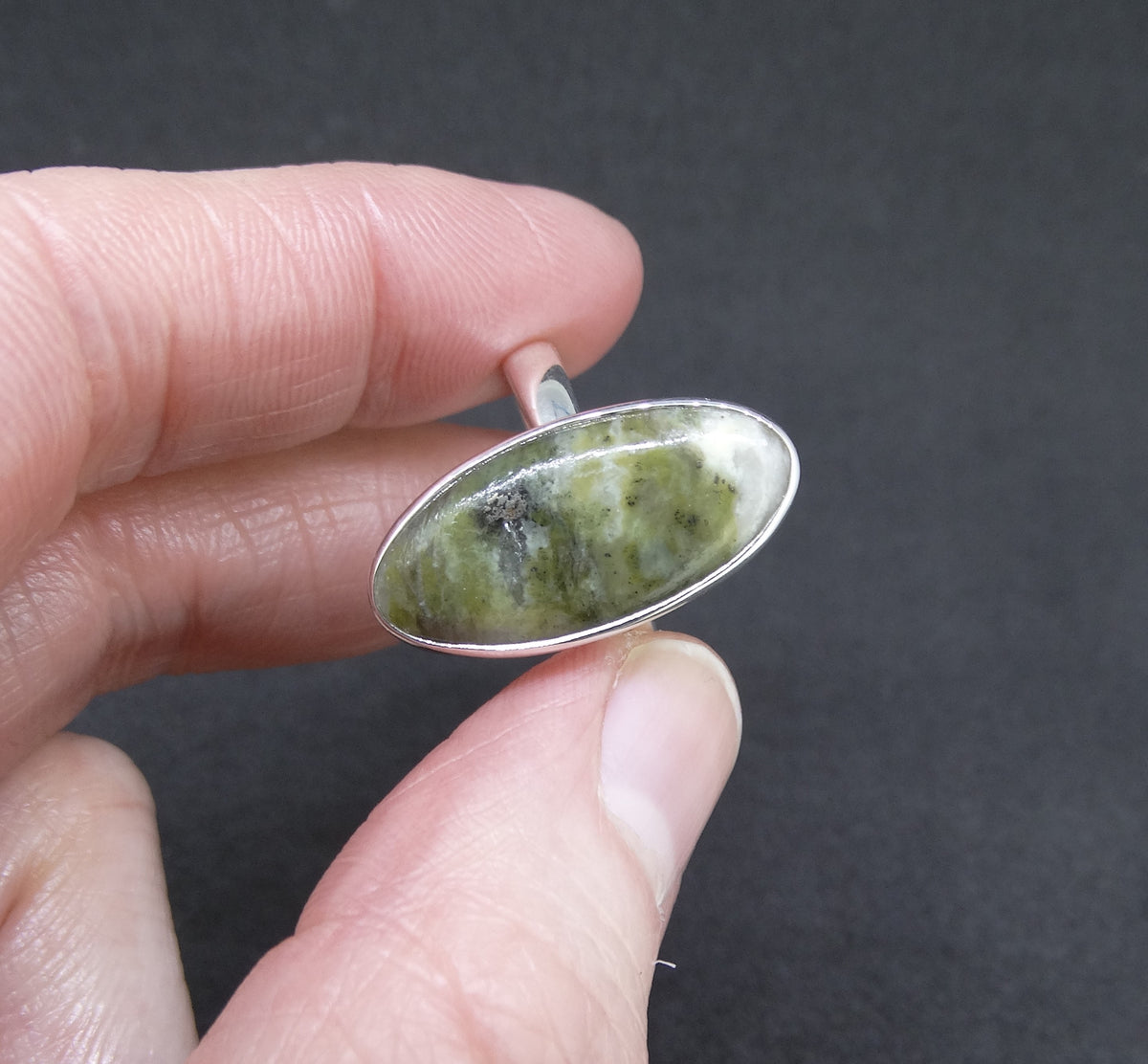 Connemara Marble Sterling Silver Ring image 4