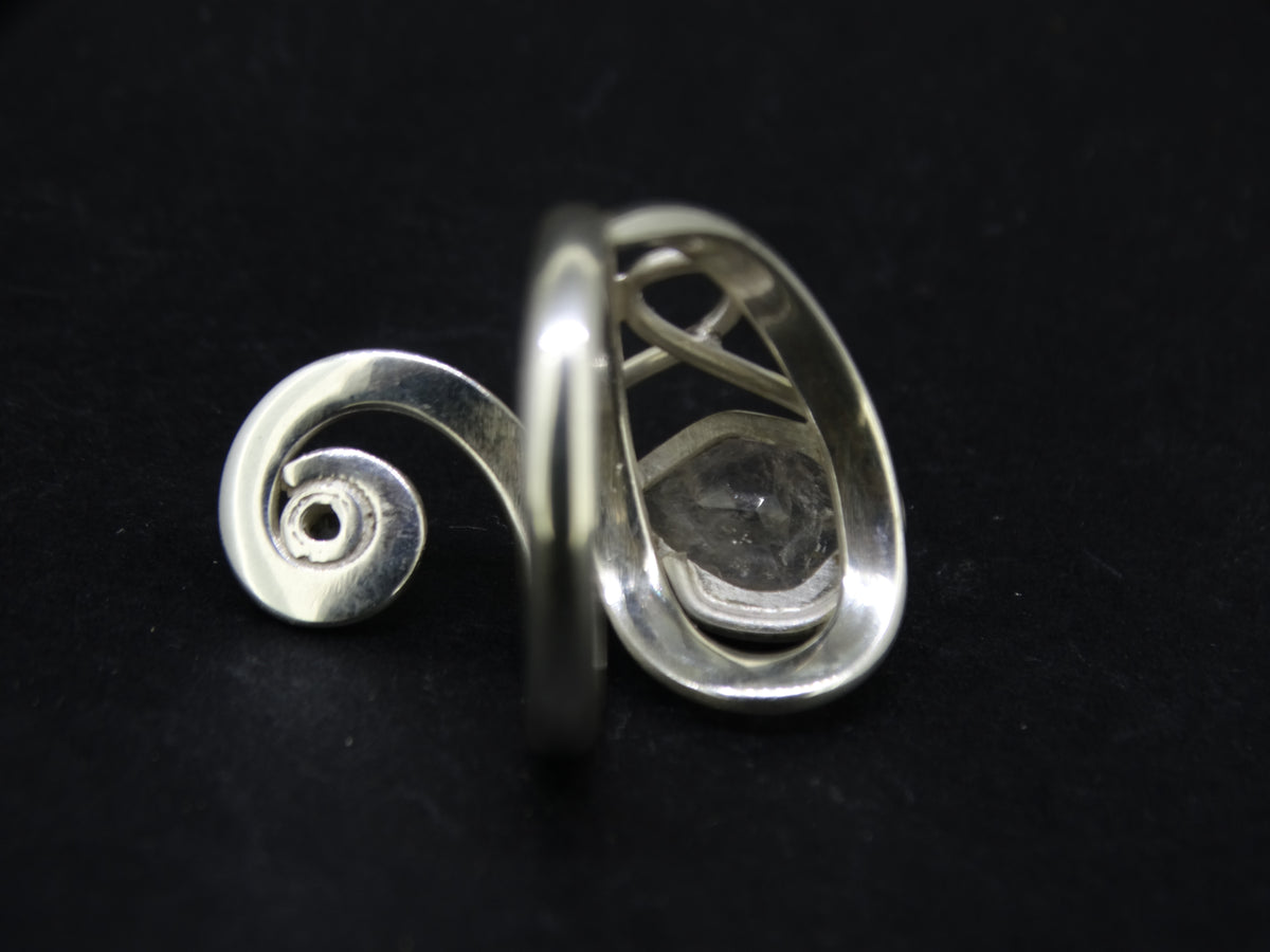 Orrock 'Diamond' & Zircon Sterling Silver Ring image 4