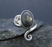 Easdale Gold Sterling Silver Celtic Ring image 0