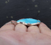 Turquoise Sterling Silver Pendant image 4