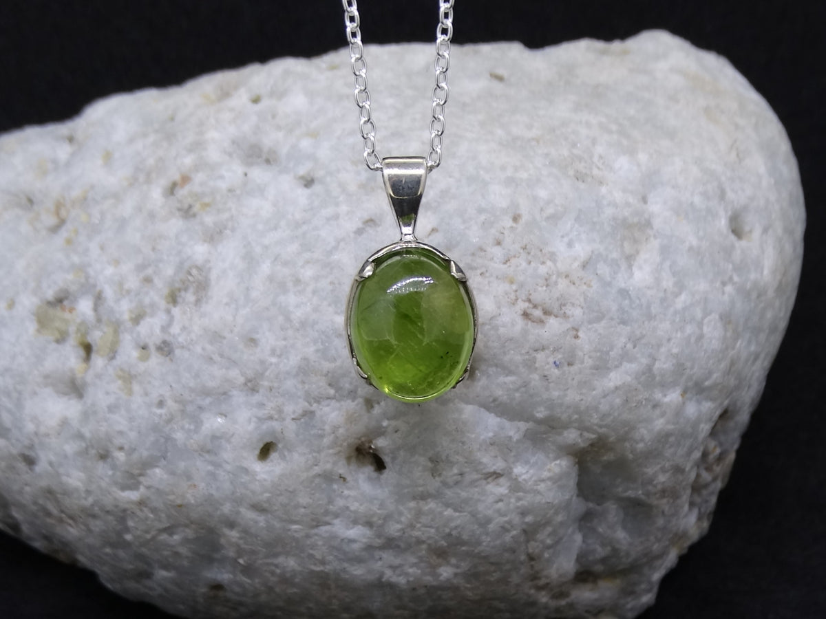 Peridot Sterling Silver Pendant image 0