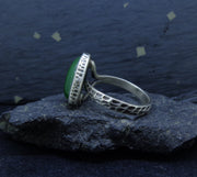 Canadian Jade Sterling Silver Ring image 5