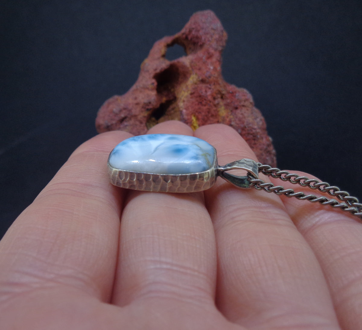 Larimar Sterling Silver Pendant image 2