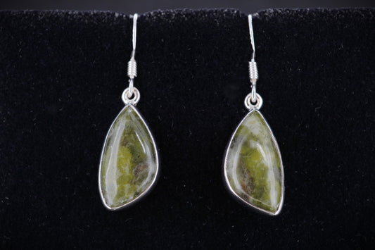Connemara Marble Sterling Silver Drop Earrings image 0