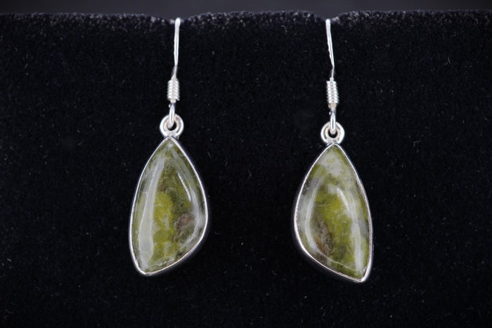Connemara Marble Sterling Silver Drop Earrings image 0