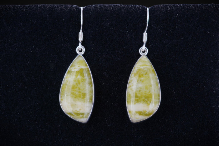 Connemara Marble Sterling Silver Drop Earrings image 0