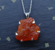 Carnelian Sterling Silver Pendant image 0