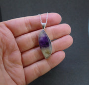 Blue John Sterling Silver Pendant image 1