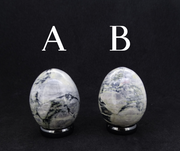 Light Isle of Skye Marble & Serpentine Egg image 3