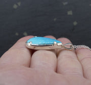 Turquoise Sterling Silver Pendant image 2