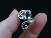 Edinburgh Sea Glass Sterling Silver Celtic Ring image 2