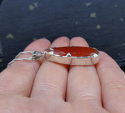 Carnelian Sterling Silver Pendant image 4