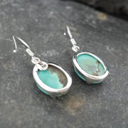 Asian Turquoise Sterling Silver Drop Earrings image 3