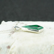 Malachite Sterling Silver Pendant image 2