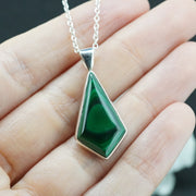 Malachite Sterling Silver Pendant image 1