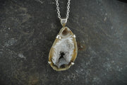 Botswana Agate Sterling Silver Pendant image 0