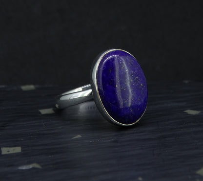 Lapis Lazuli Sterling Silver Ring image 2