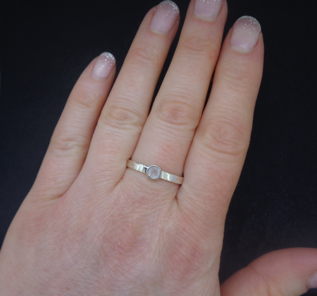 Scottish Chalcedony Sterling Silver Ring image 1