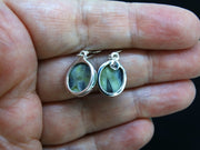 Skye Marble Sterling Silver Small Oval Earrings image 7
