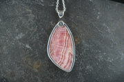 Rhodochrosite Sterling Silver Pendant image 4