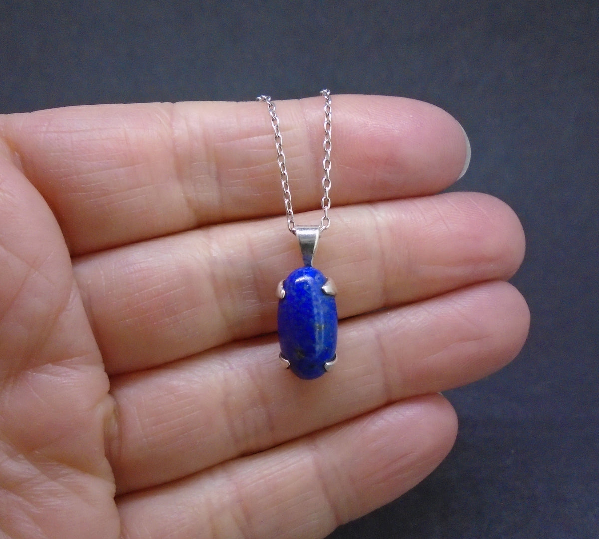 Lapis Lazuli Sterling Silver Pendant image 1