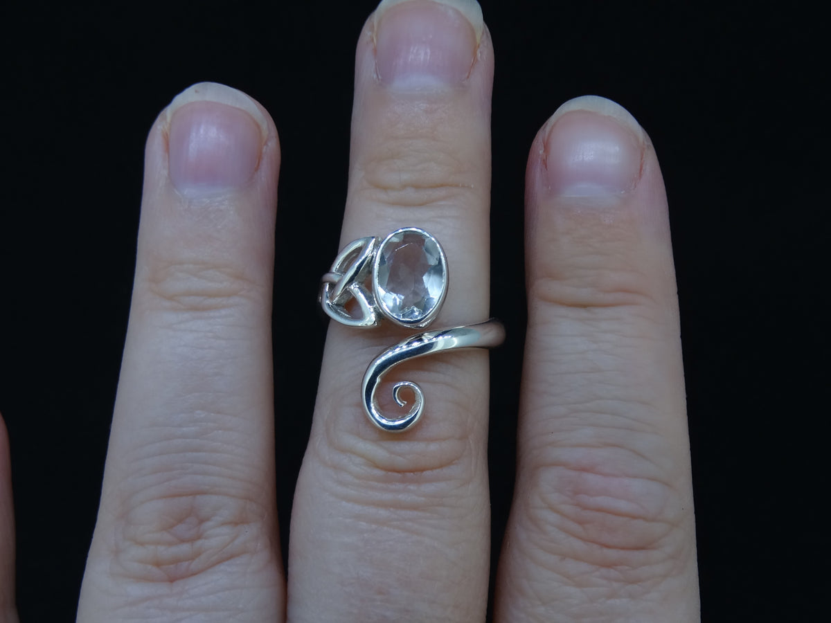 Edinburgh Sea Glass Sterling Silver Celtic Ring image 1