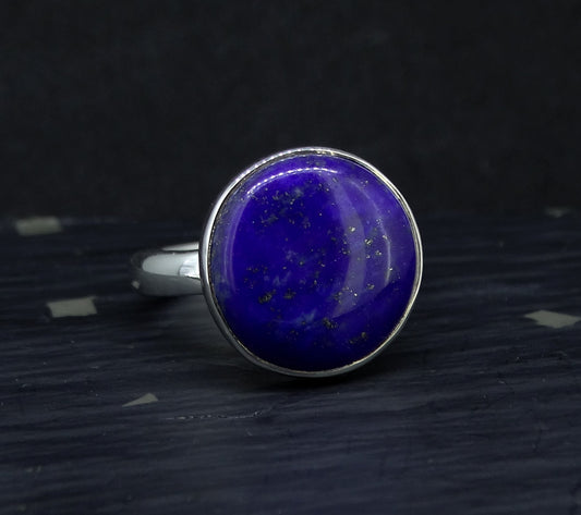 Lapis Lazuli Sterling Silver Ring image 0