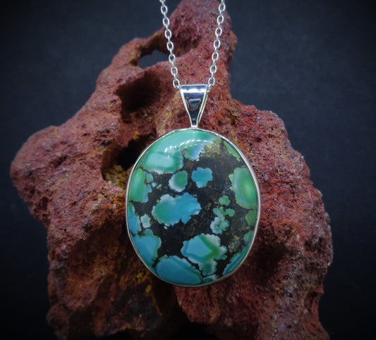 Turquoise Sterling Silver Pendant image 0