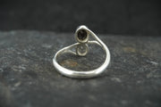 Cairngorm & Loch Tay Smoky Quartz Two Stone Ring image 4