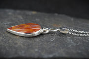Burn Anne Agate Sterling Silver Celtic Pendant image 3